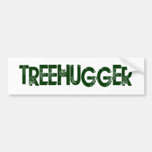 Tree Hugger Bumper Stickers