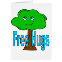 Tree Hugger Greeting Cards