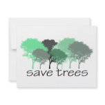 Tree Hugger! Cute Trees design! Ecology and trees Announcement