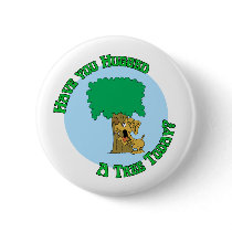 Tree Hugger Dog buttons by shopaholicchick Tree Hugger Dog buttons