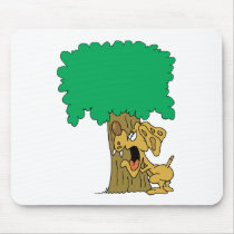 Tree Hugger Dog mousepads by shopaholicchick Tree Hugger Dog mousepads