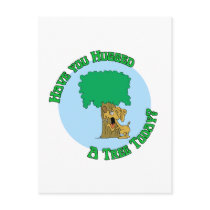 Tree Hugger Dog postcards by shopaholicchick Tree Hugger Dog postcards