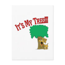 Tree Hugger Dog postcards by shopaholicchick Tree Hugger Dog postcards