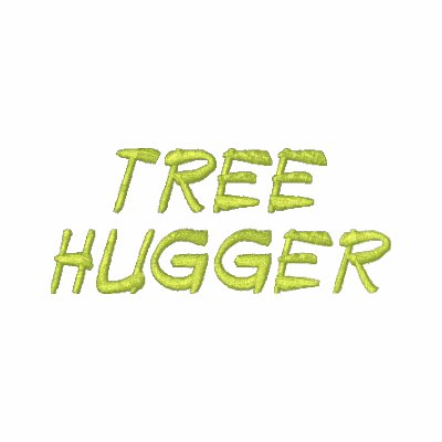 Tree Hugger Embroidered Men's Shirt Embroidered Hoodie