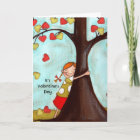 Tree Hugger - Greeting Card style=border:0;