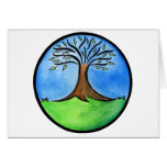 Tree Hugger Greeting Cards