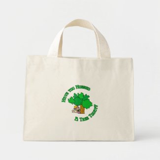 Tree Hugger Hippie bag