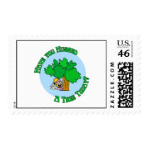 Tree Hugger Hippie postage by shopaholicchick Tree Hugger Hippie postage