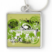 Tree Hugger keychains