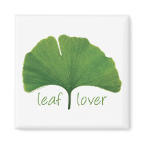 Tree Hugger, Leaf Lover - Ginkgo Magnet