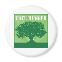 Tree Hugger magnets by mariabellimages Tree Hugger magnets