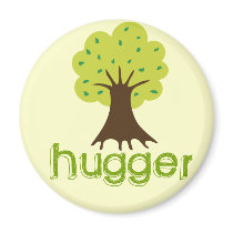 Tree Hugger Fridge Magnet