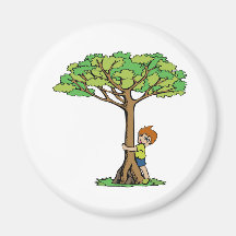 Tree Hugger Magnet
