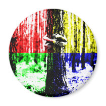 Tree Hugger Magnets