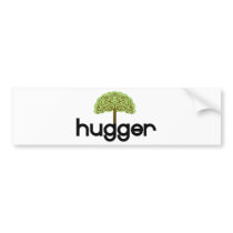 Tree hugger original design! bumper stickers
