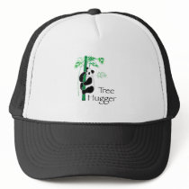 Tree Hugger Panda hats by livingzen Tree Hugger Panda hats