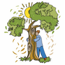 Tree Hugger Photo Cutout