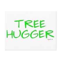 TREE HUGGER postcards