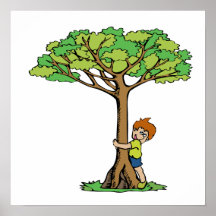 Tree Hugger Posters