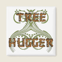 Tree Hugger magnets