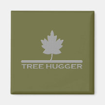 Tree Hugger Refrigerator Magnets
