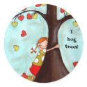 Tree Hugger - Sticker by DudaDaze Tree Hugger - Sticker