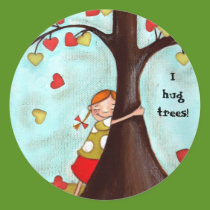 Tree Hugger - Sticker