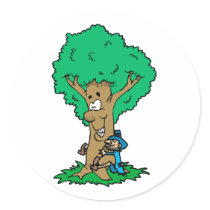 Tree Hugger Sticker