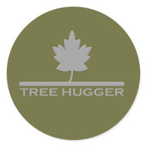 Tree Hugger Stickers