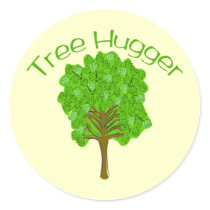Tree Hugger Stickers