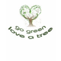 Tree Hugger T-shirt by UTeezGoGreen Tree Hugger T-shirt
