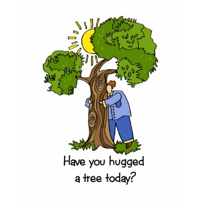 Tree hugger t-shirt by tshirtfun