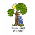 Tree hugger t-shirt