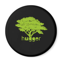 Tree Hugger T-shirt Fridge Magnet