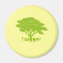 Tree Hugger T-shirt Magnets