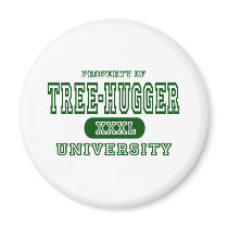 Tree-Hugger University magnets by universityshirts Tree-Hugger University magnets