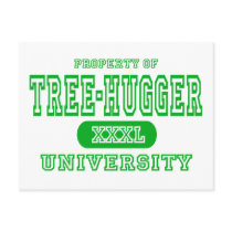 Tree Hugger University postcards by universityshirts Tree Hugger University postcards