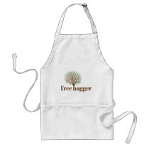 Tree Hugger w/ tree illustration Apron