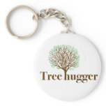 Tree Hugger w/ tree illustration Key Chain