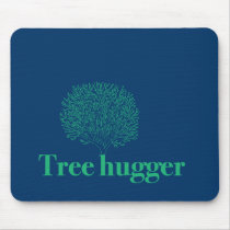 Tree Hugger w/ tree illustration mousepads by livingzen Tree Hugger w/ tree illustration mousepads