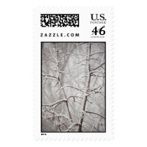 Tree in a Snowstorm Stamp