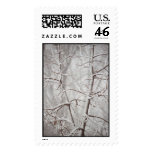 Tree in a Snowstorm Stamp