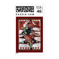 Tree in festive spirit stamps