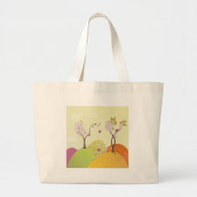 tree in field bags