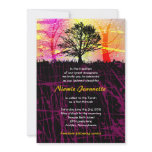 Tree in the Woods Bar Bar Mitzvah Invitation