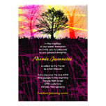 Tree in the Woods Bar Bar Mitzvah Invitation