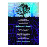 Tree in the Woods Bar Bar Mitzvah Invitation