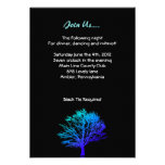 Tree in the Woods Bar Bar Mitzvah Reception Card Invitation