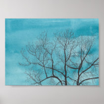 Tree in winter posters