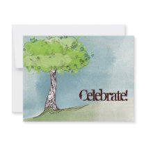 Tree Invitation Card by Chic_Boutique Tree Invitation Card